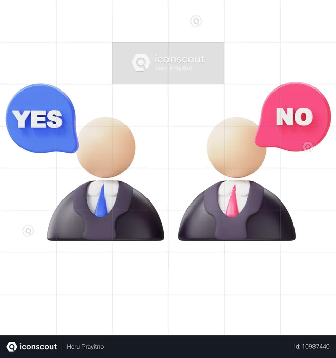 Discussão  3D Icon