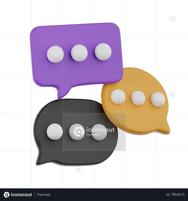 Discussão  3D Icon