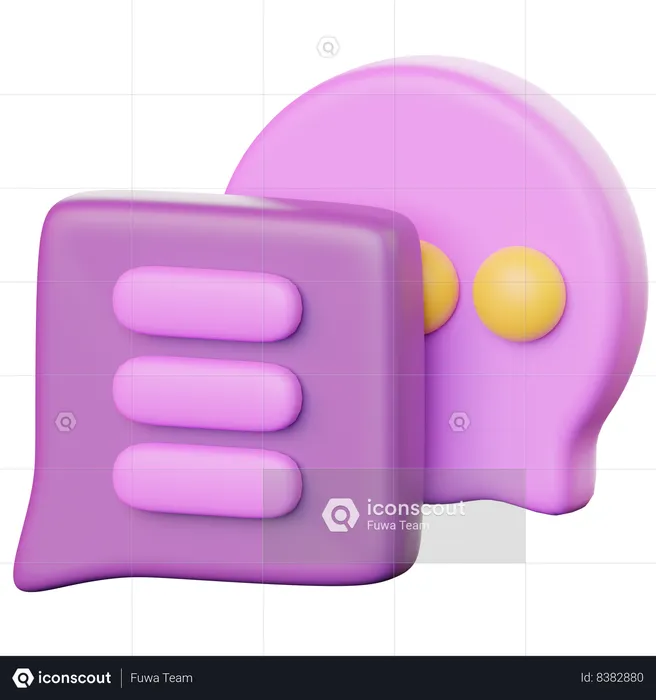 Discussion  3D Icon