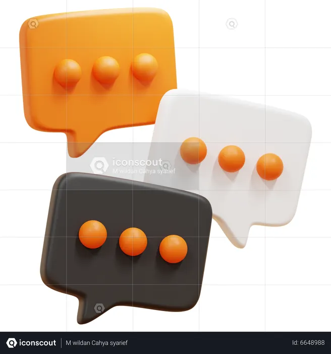 Discussion  3D Icon