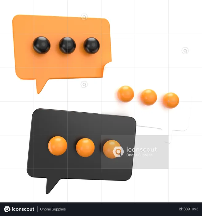 Discussion  3D Icon