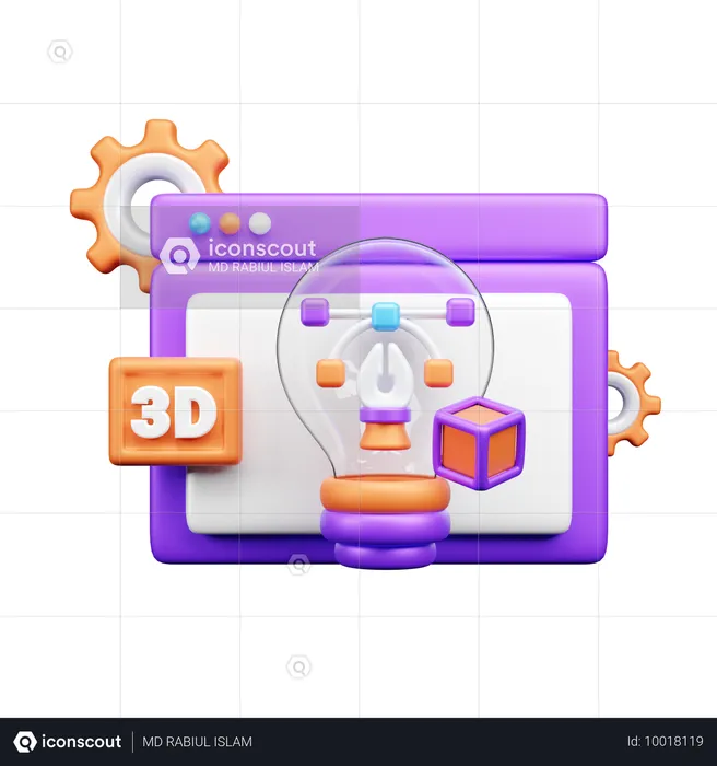 Diseño 3d  3D Icon