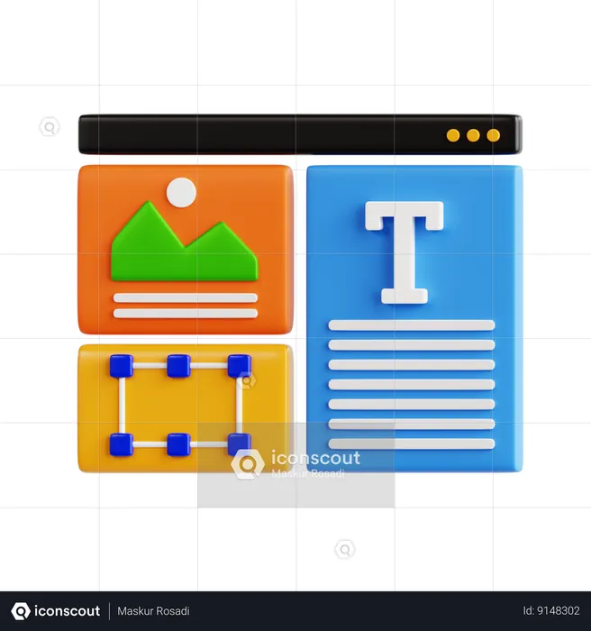 Diseño gráfico  3D Icon