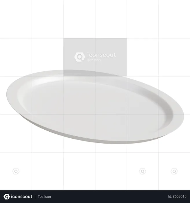 Dish  3D Icon