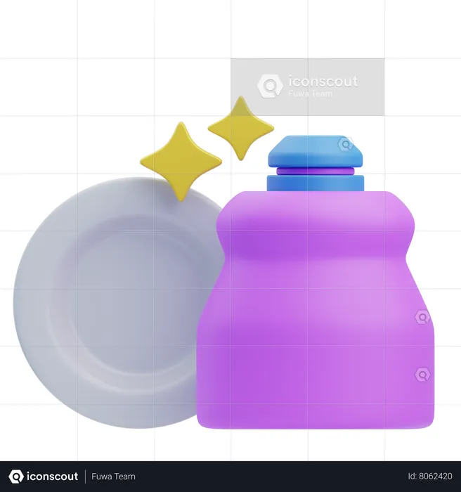 Dish Soap  3D Icon