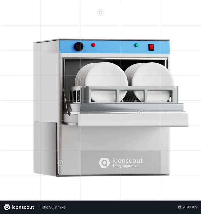 Dishwasher Machine  3D Icon