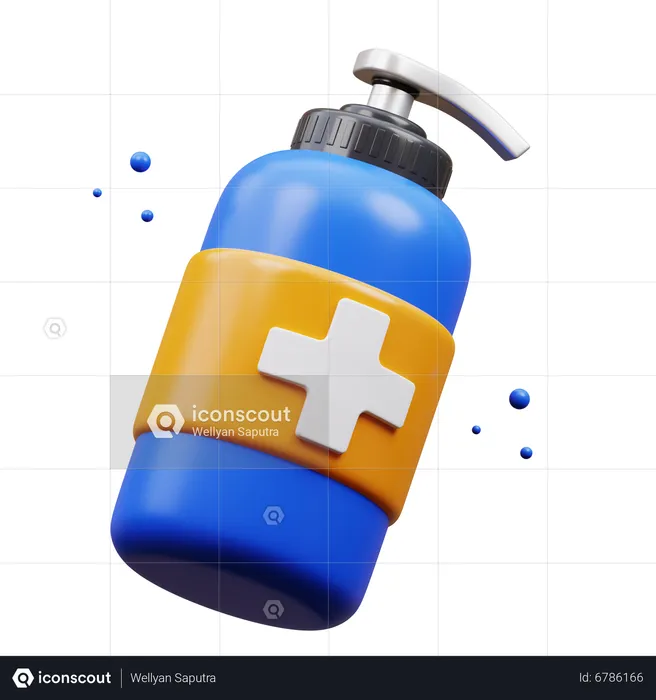 Disinfection  3D Icon