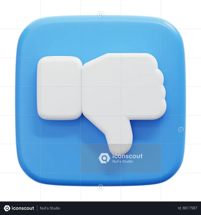 Dislike  3D Icon