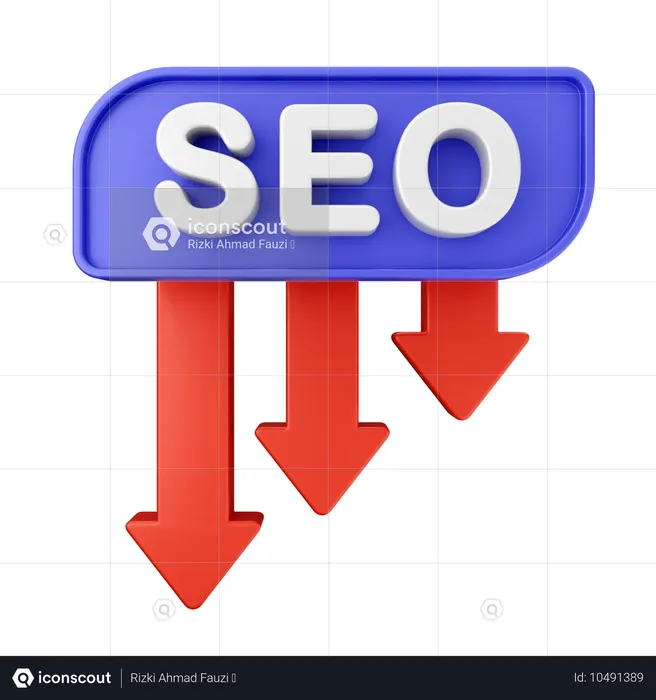 Disminuir el seo  3D Icon