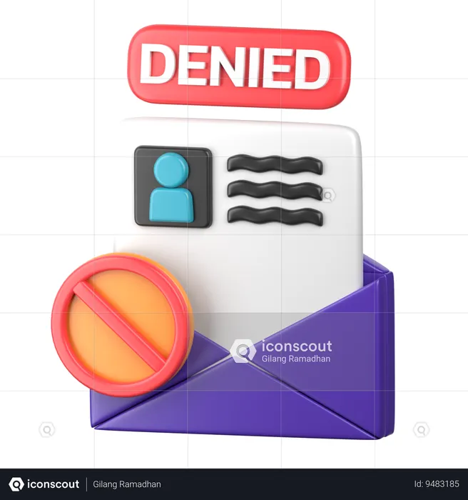 Dismiss Employment  3D Icon