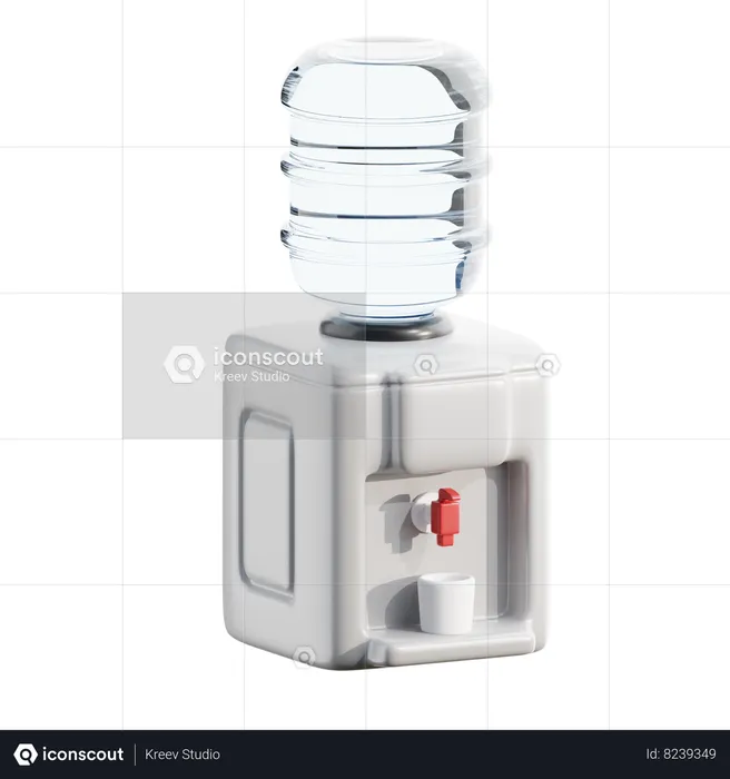 Dispensador de agua  3D Icon