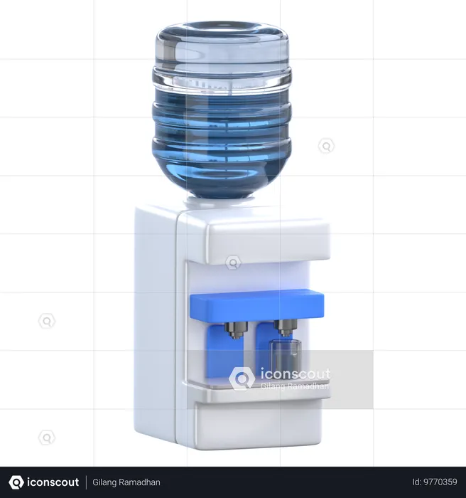 Dispensador de agua  3D Icon