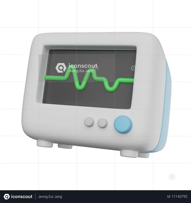 Dispositivo de monitoramento de pacientes  3D Icon