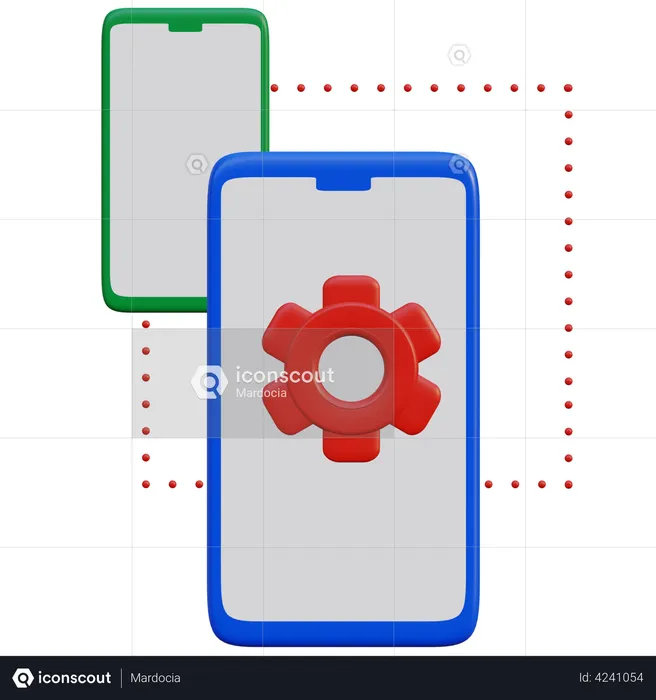 Dispositivo responsivo  3D Illustration