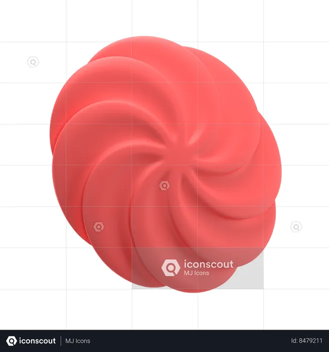 Disque sphérique  3D Icon