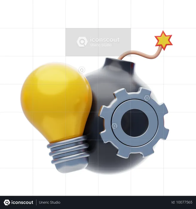Disruptive Ideas  3D Icon