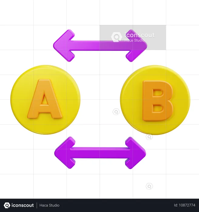 Distância  3D Icon