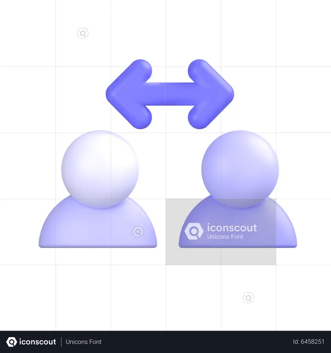Distância Social  3D Icon