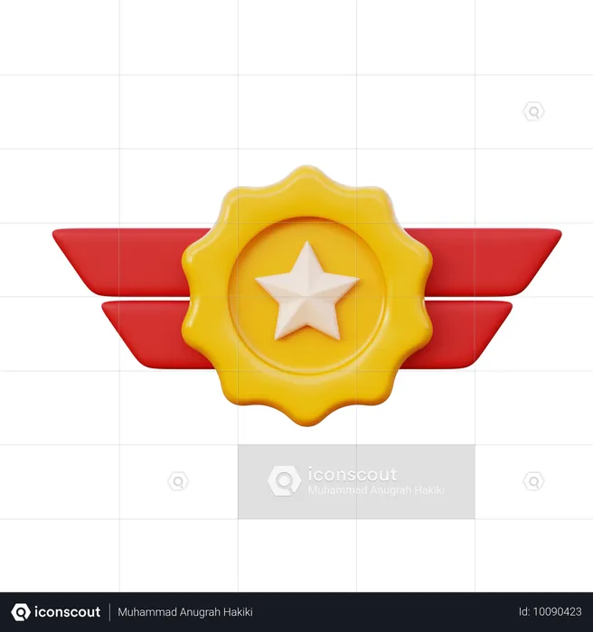 Distintivo de Conquista  3D Icon