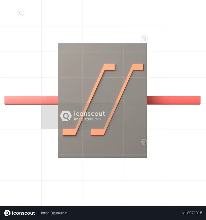 Distortion Corrector  3D Icon