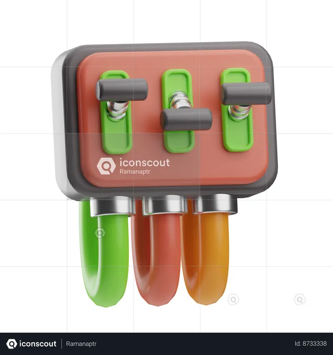 Distribution Board  3D Icon