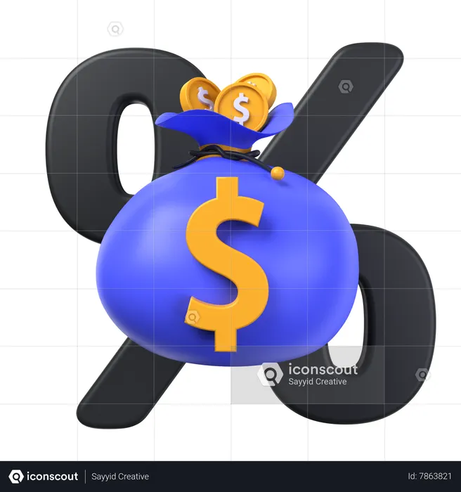 Dividend  3D Icon