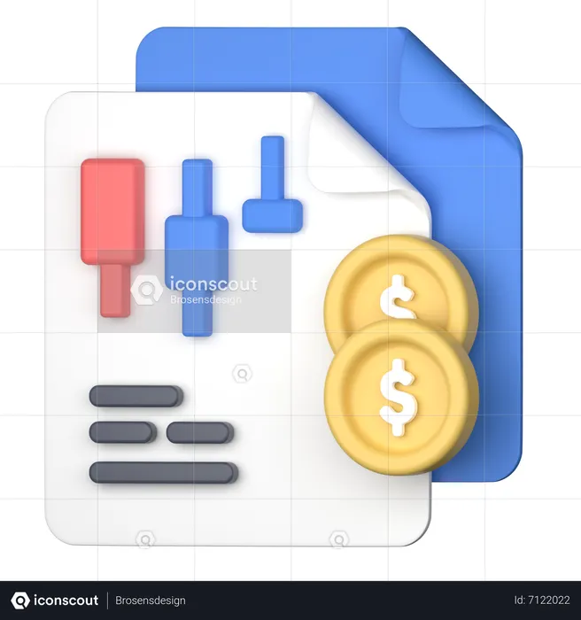 Dividents  3D Icon