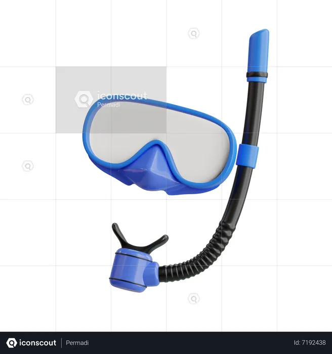 Diving Mask  3D Icon