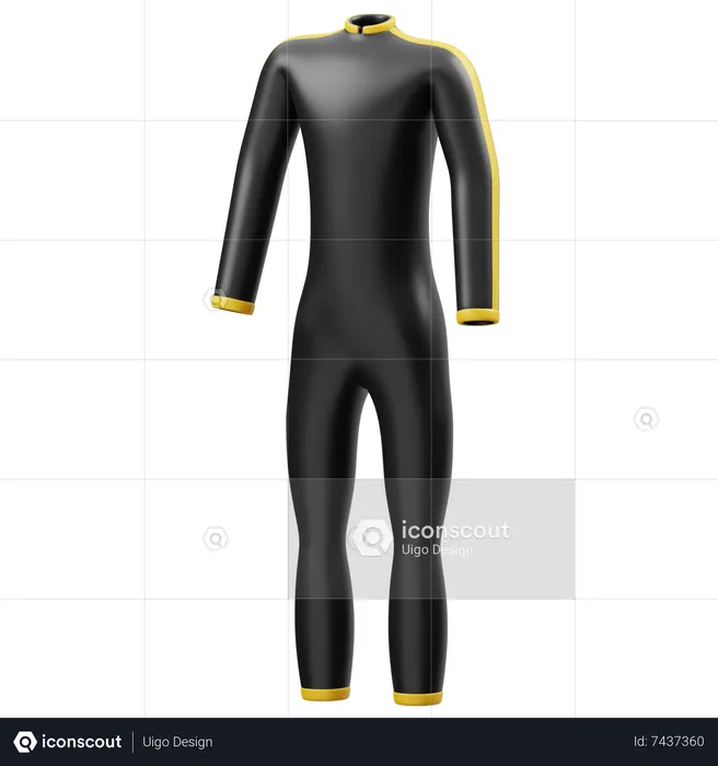 Diving Suit  3D Icon