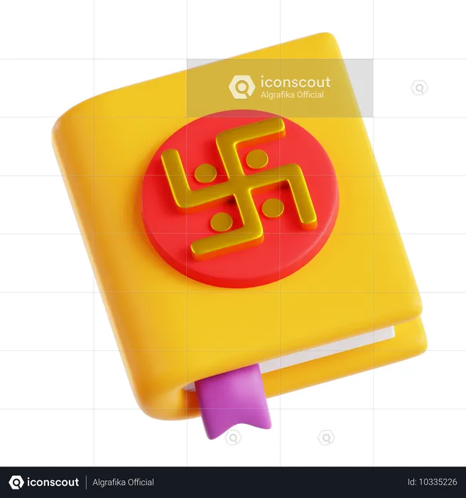 Diwali-Buch  3D Icon