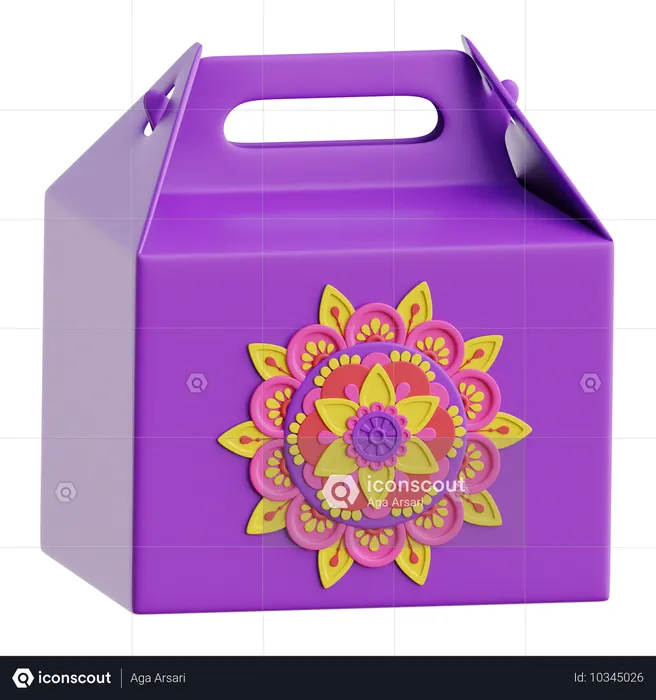 Diwali Gift  3D Icon