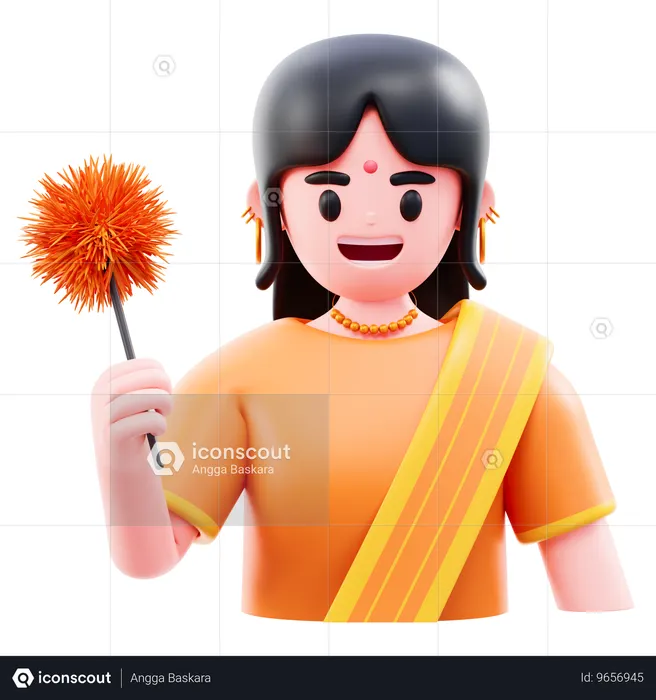 ディワリガールズ  3D Icon