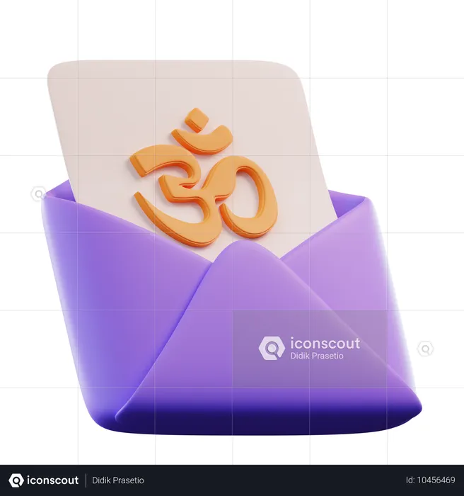 Diwali Invitation  3D Icon