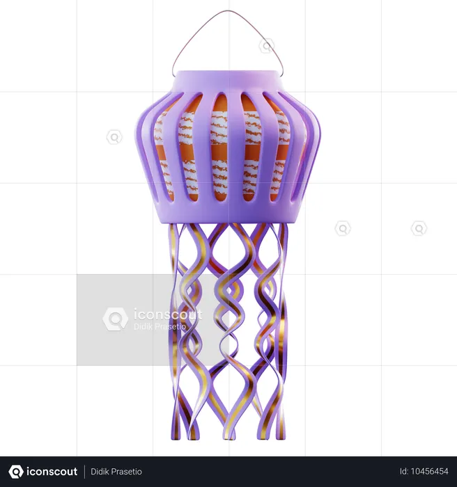Diwali Lantern  3D Icon
