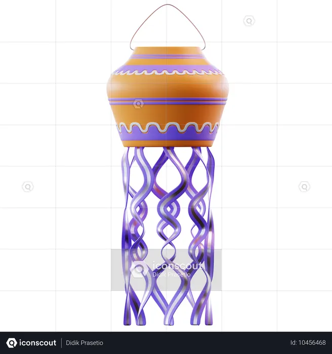 Diwali Lantern  3D Icon