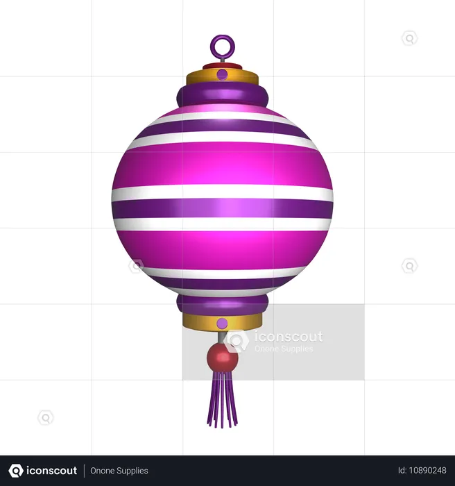 Diwali Ornament  3D Icon