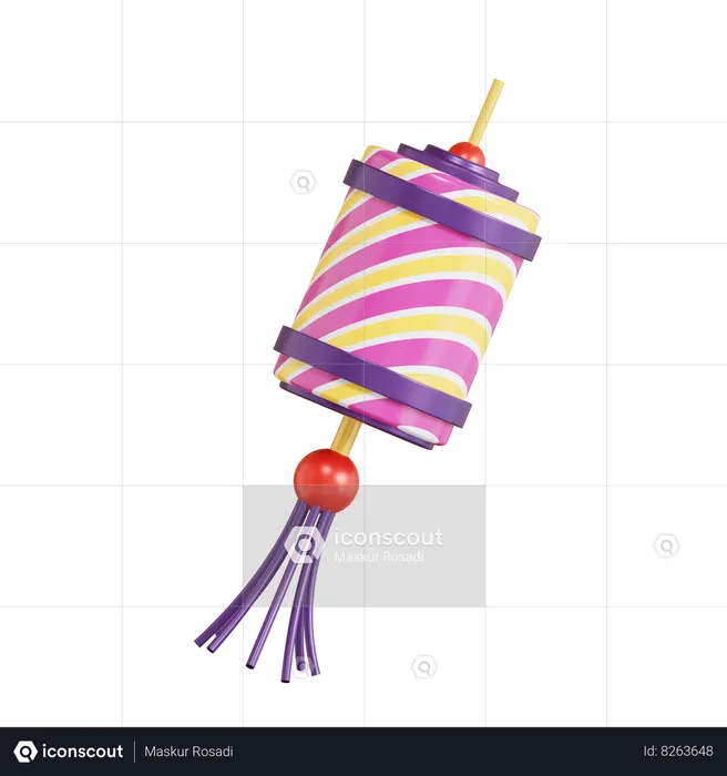 Diwali Ornament  3D Icon