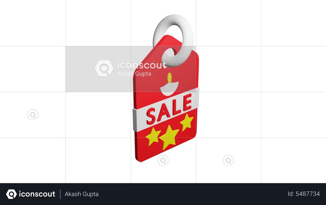 Diwali Sale  3D Icon