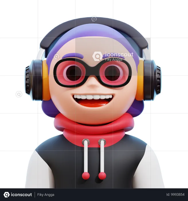 DJ  3D Icon