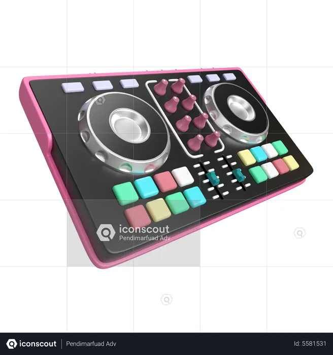 DJ machine  3D Icon