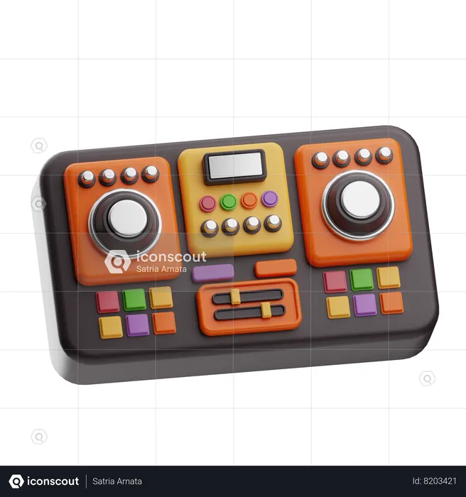 Dj Mixer  3D Icon