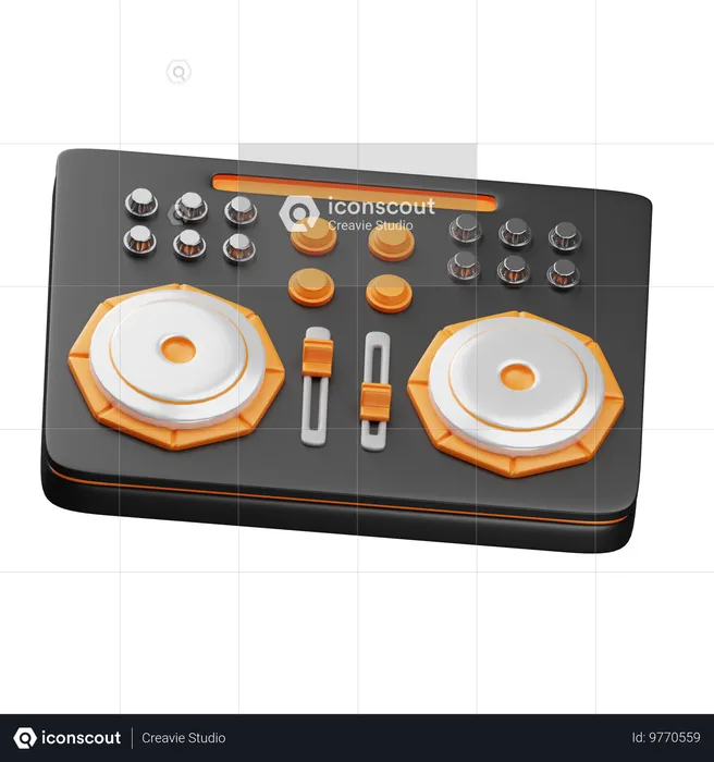 Dj Mixer  3D Icon