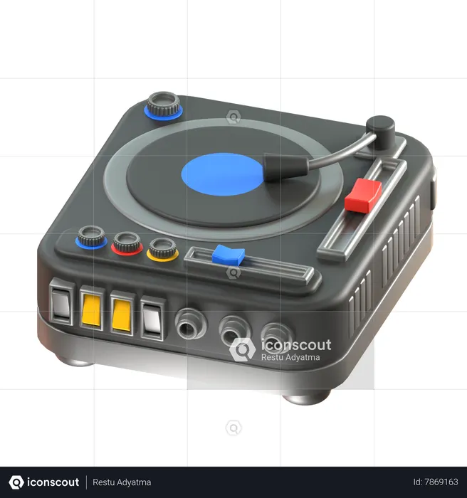 Dj Tools  3D Icon