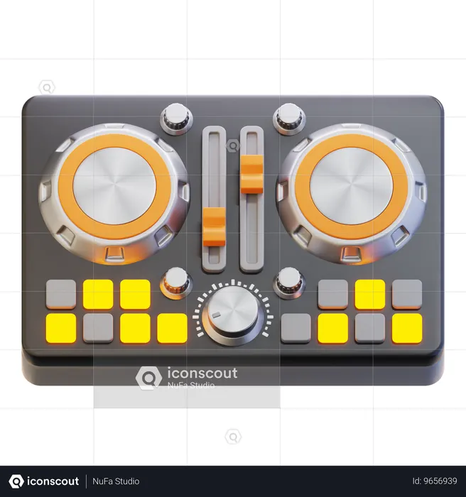 Dj Turntable  3D Icon