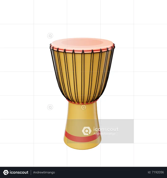 Djembe  3D Icon