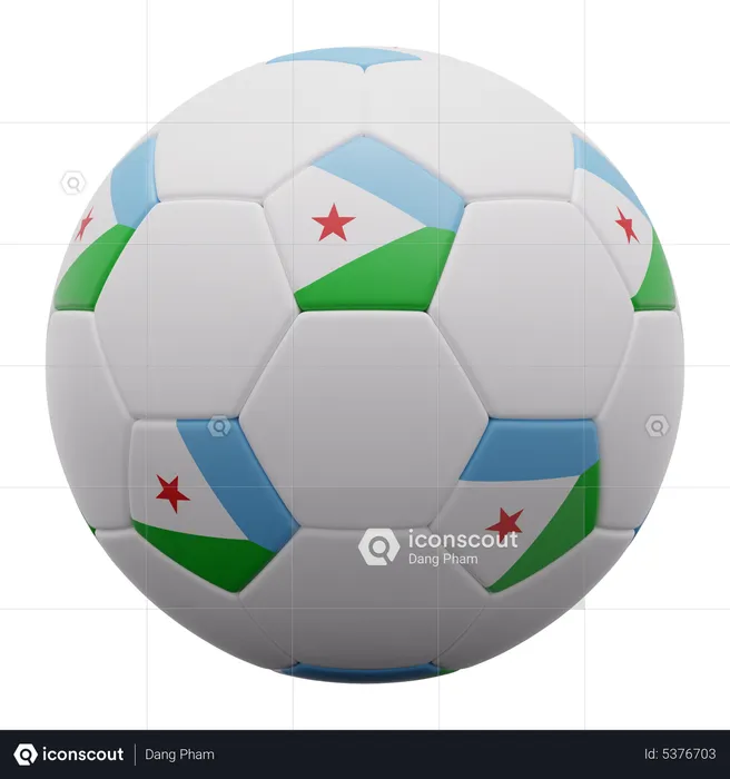 Djibouti Ball  3D Icon