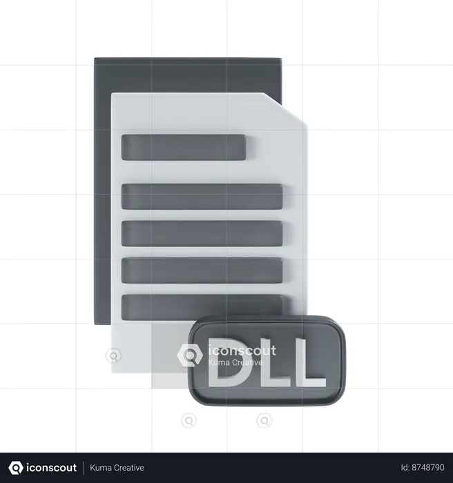 DLL file  3D Icon