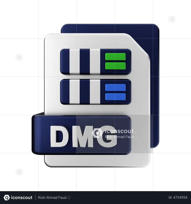 DMG File  3D Illustration