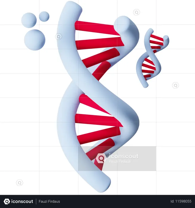 DNA  3D Icon