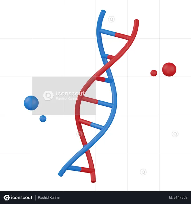 Dna  3D Icon